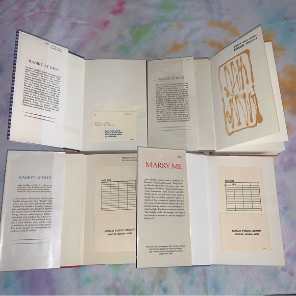 John Updike Book Lot Rabbit Redux Rabbit At Rest Rabbit Is Rich Marry Me - Picture 10 of 14